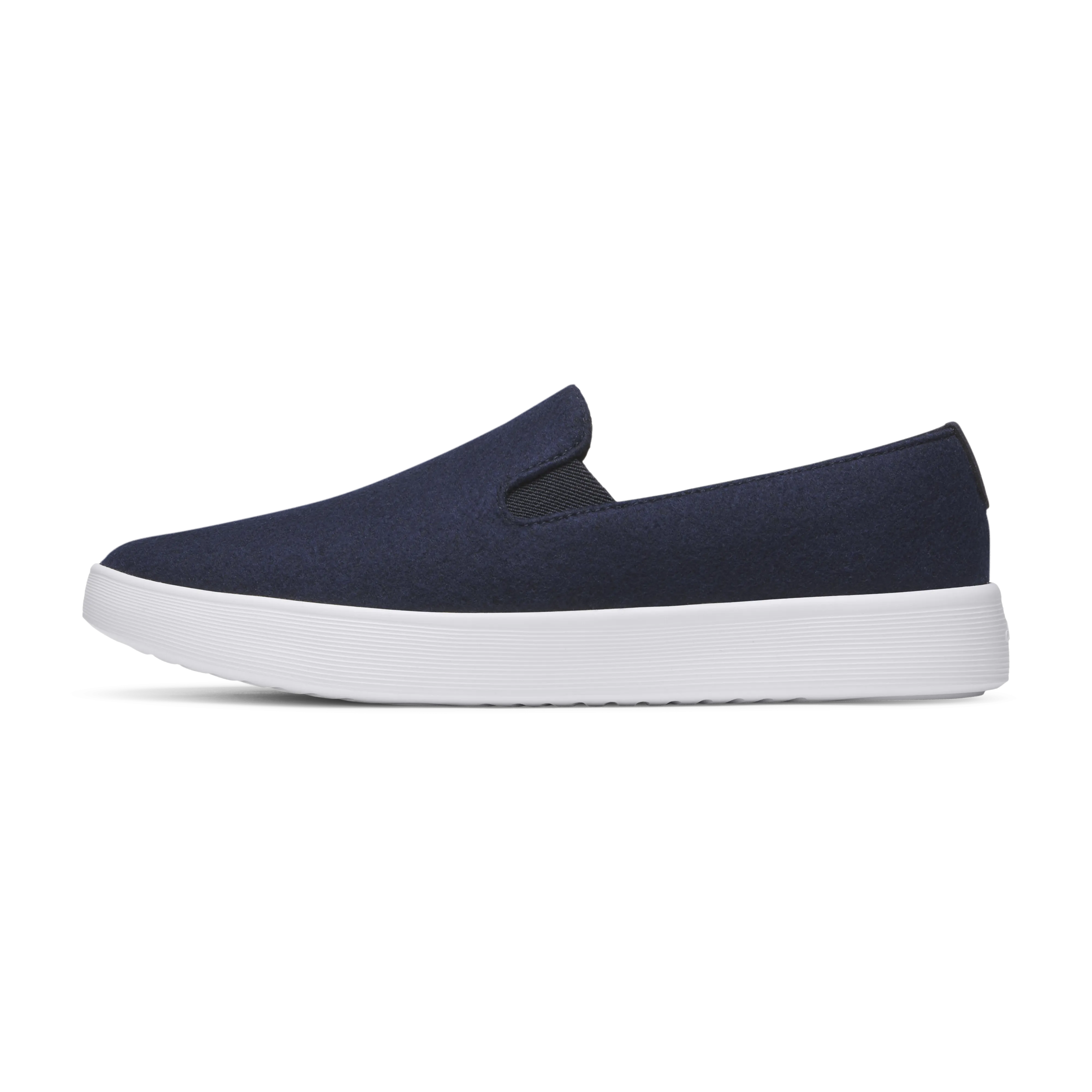Men's Wool Cruiser Slip On - Dark Navy (Blizzard Sole) Open Mesh