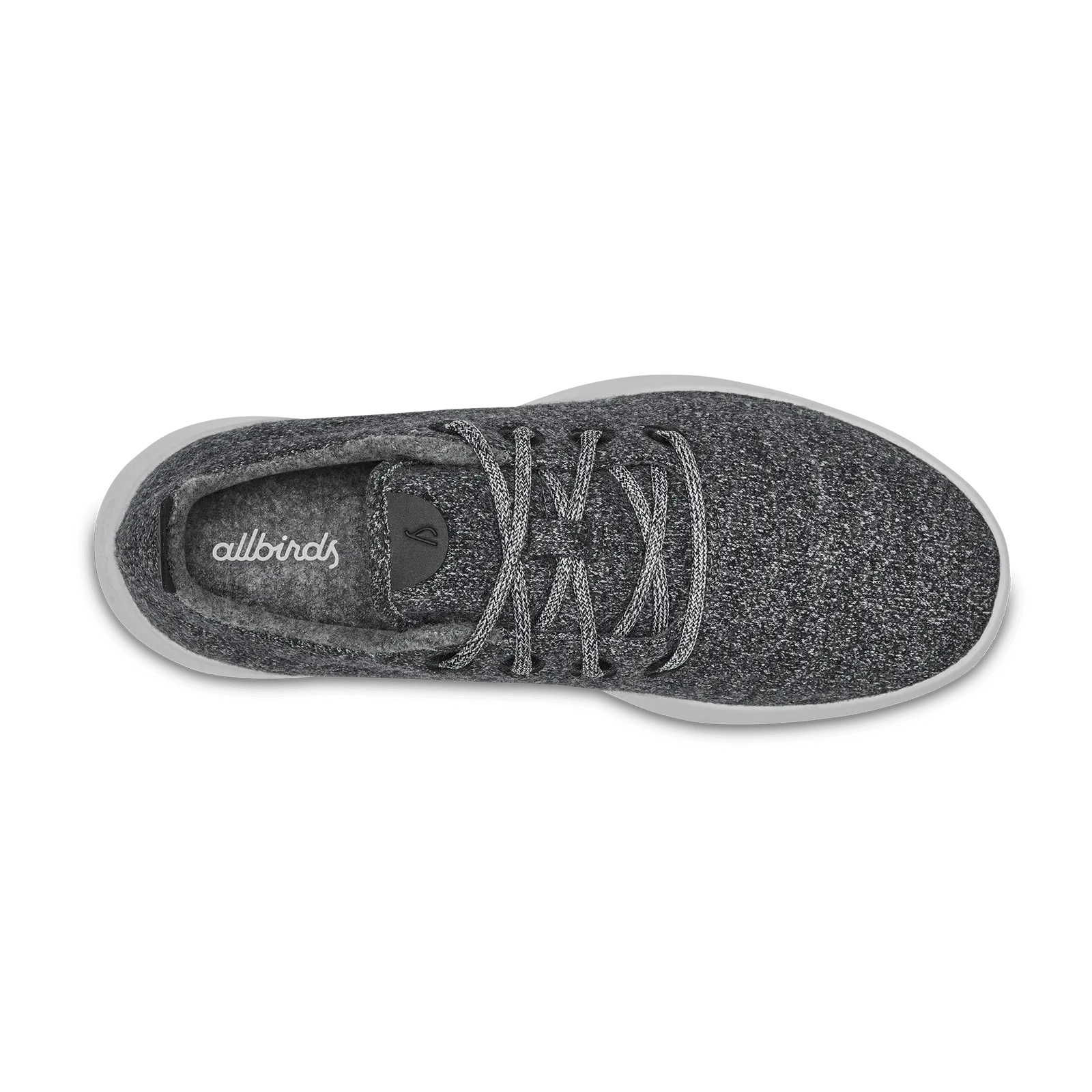 Men's Wool Runner - Natural Grey (Light Grey Sole) Shine Jog