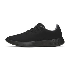 Teen Trend Quick Gear Men's Wool Runner NZ - Natural Black (Natural Black Sole)
