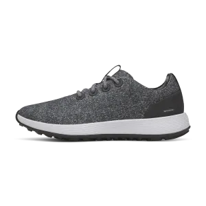 Walk Routine Comfortable Cushions Men's Wool Runner NZ Waterproof - Dark Grey (Light Grey Sole)