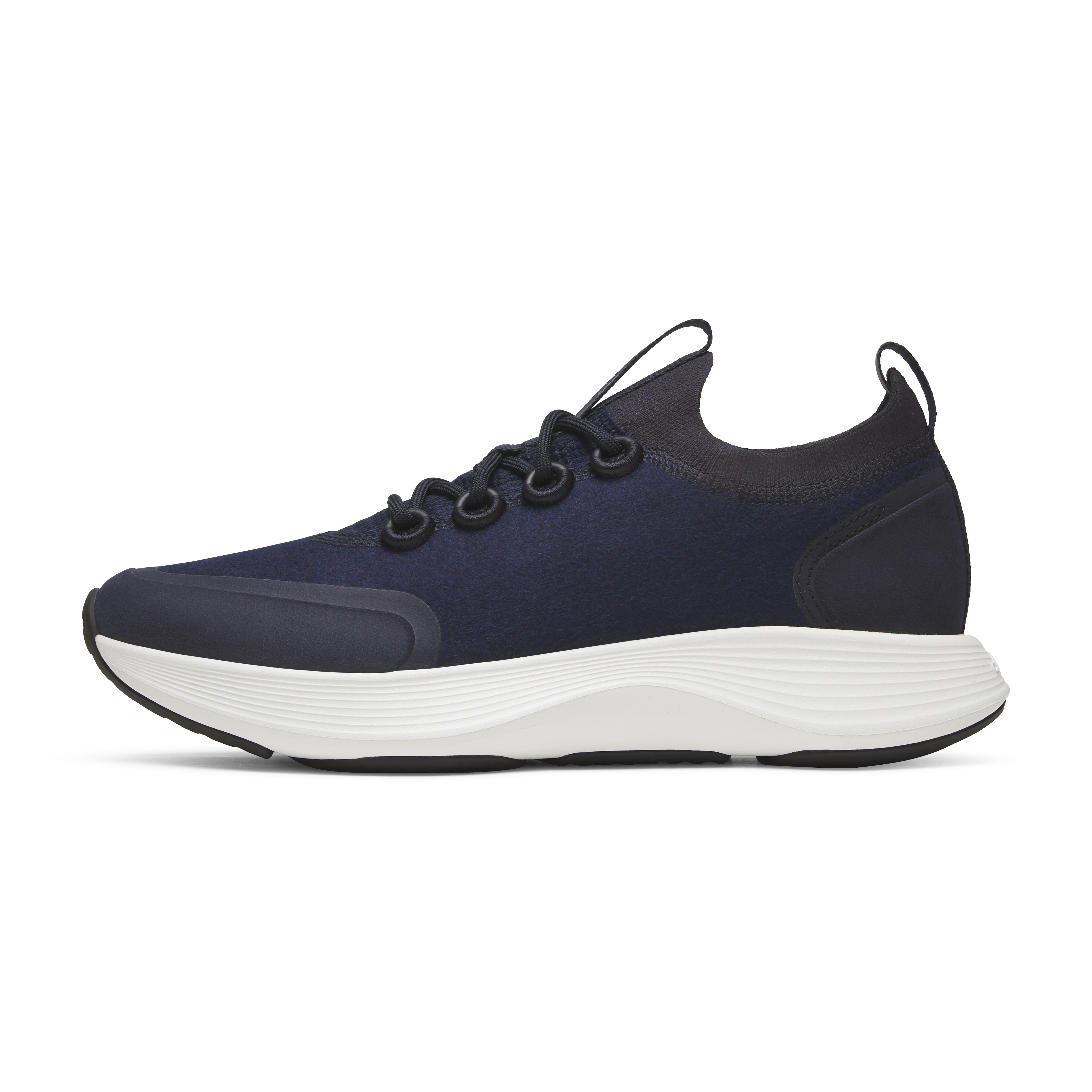 Gel cushion Men's Wool Strider - Dark Navy (Blizzard Sole)