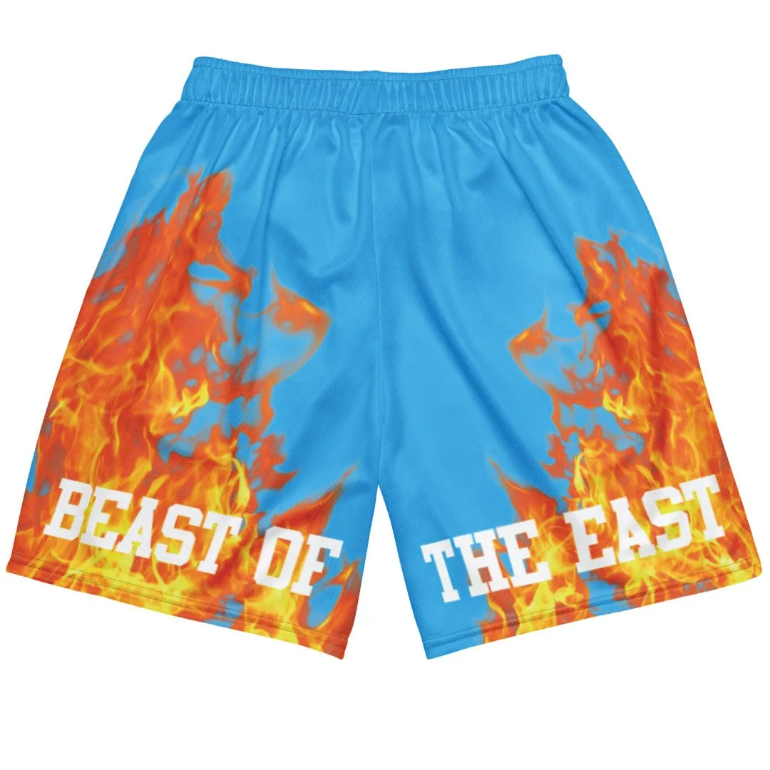 MIAMI FLAMES HEAT MESH SHORTS Athletic Vibe