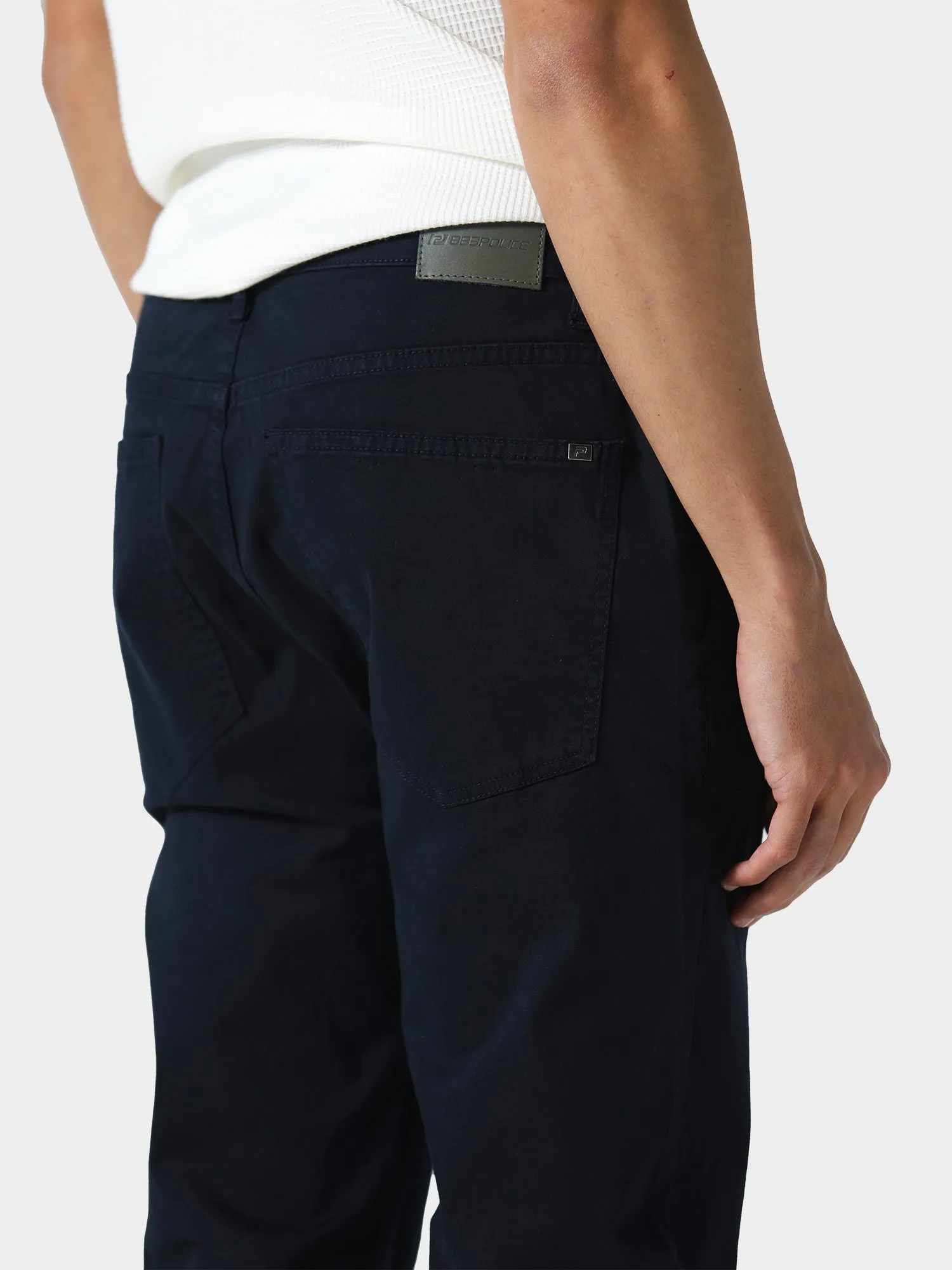Comfortable Look Wellington Navy Chinos
