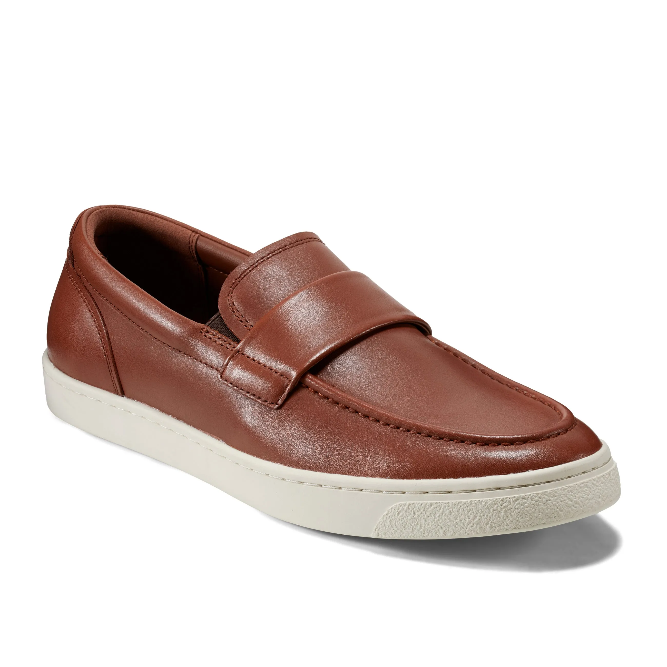 Waxed Finish Men's Reller Casual Slip-on Flat Loafers