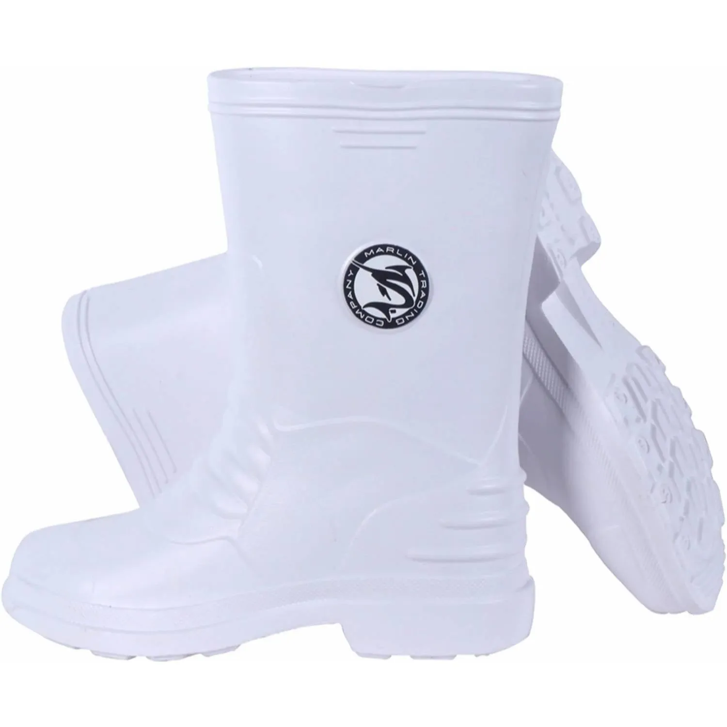 Travel Shade Men's Lightweight Deck Boots In White