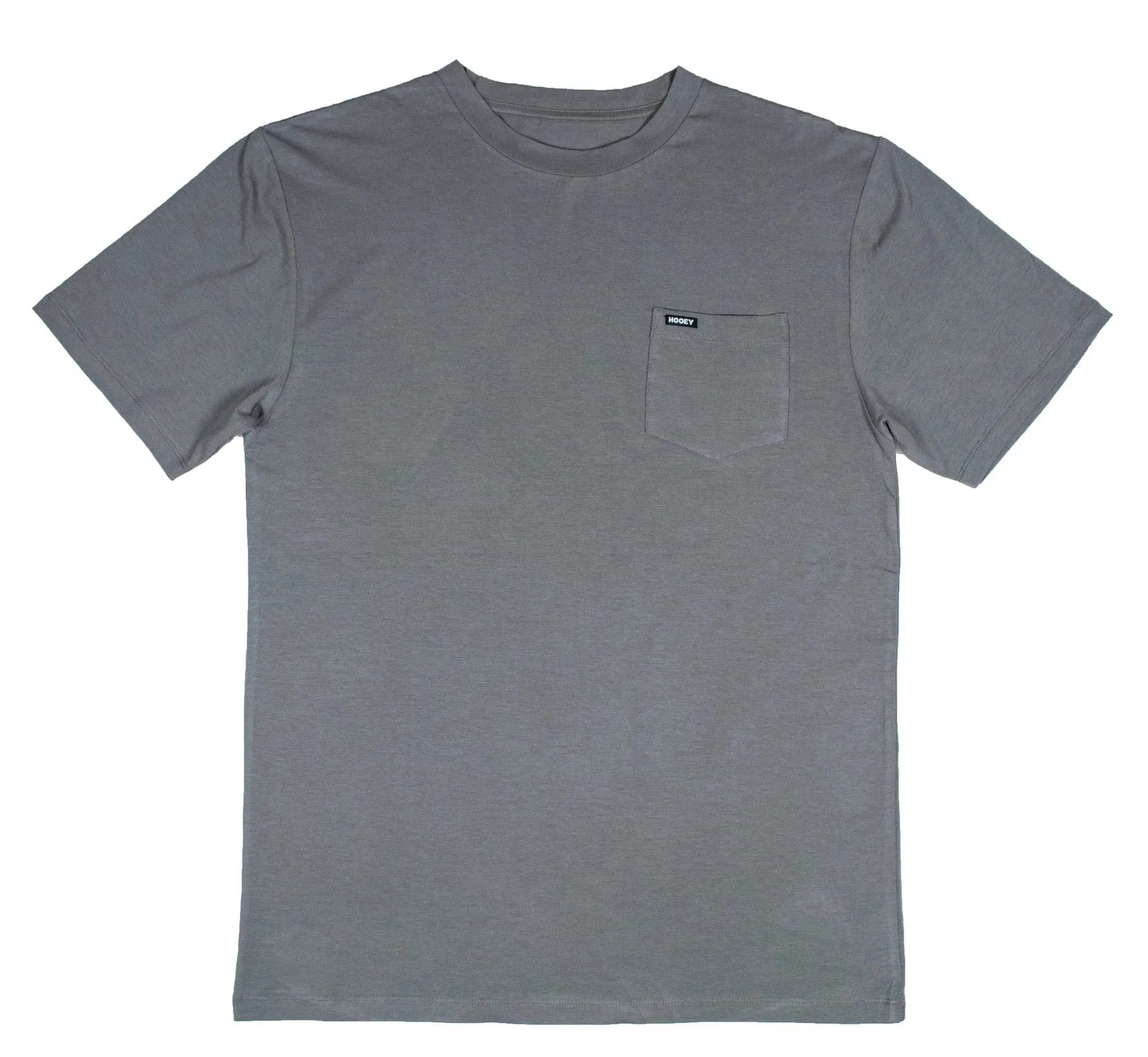 Hooey Men's San Jose Bamboo Pocket Tee in Grey Comfortable