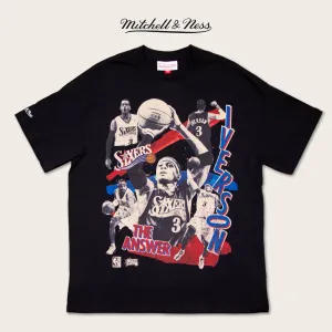 Sport Flex Heat Transfer Labels Mitchell & Ness Allen Iverson Player Abstract Tee
