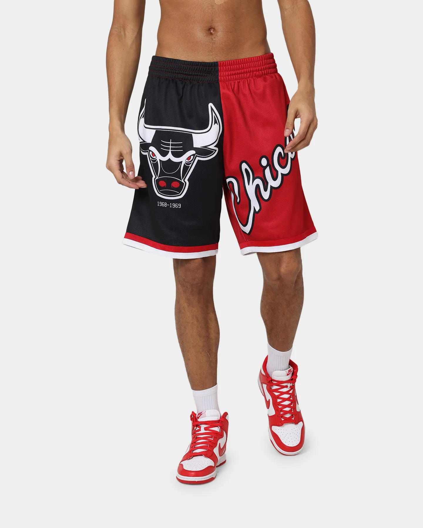 Mitchell & Ness Chicago Bulls Big Face 5.0 Shorts Black Tagless label