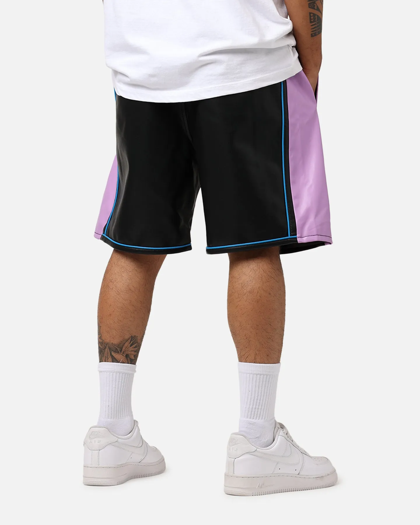 Freedom Stretch Mitchell & Ness Los Angeles Lakers Showtime Shorts Black
