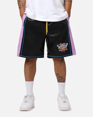 Ultra Soft Lining Comfy Design Mitchell & Ness Los Angeles Lakers Showtime Shorts Black