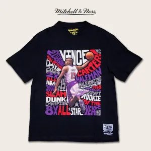 Urban Run Mitchell & Ness Vince Carter Toronto Raptors Abstract Tee