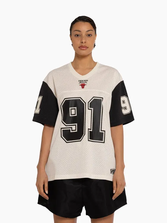Mitchell & Ness Women's Chicago Bulls Oversized Jersey Ultra Soft Texture