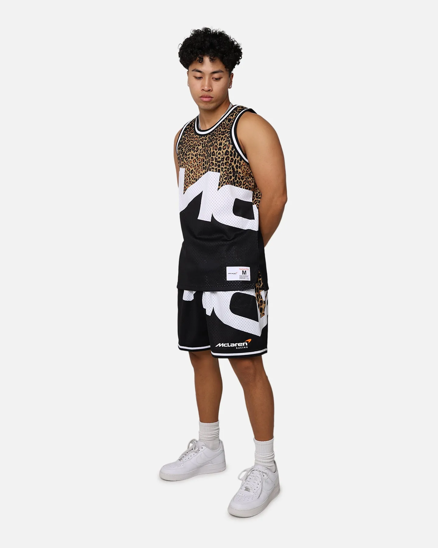 Mitchell & Ness X McLaren X Culture Kings Las Vegas Collection Sublimated Mesh Shorts Black Easy Fit Wear