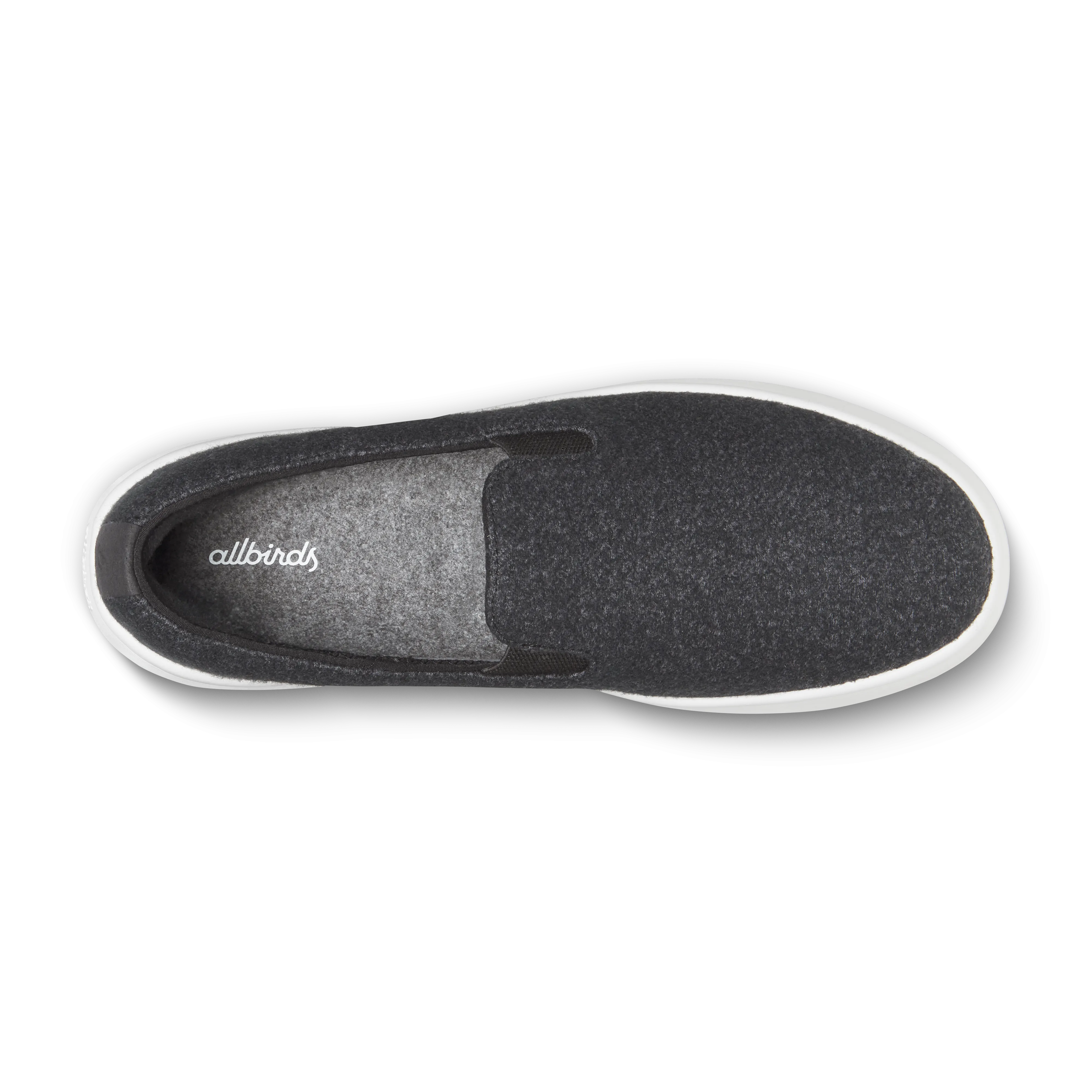 Men's Wool Cruiser Slip On - Natural Black (Blizzard Sole) Quick Jog Shady Run