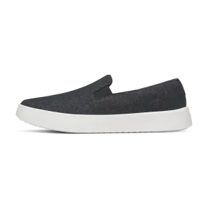 Men's Wool Cruiser Slip On - Natural Black (Blizzard Sole) Wear resistant