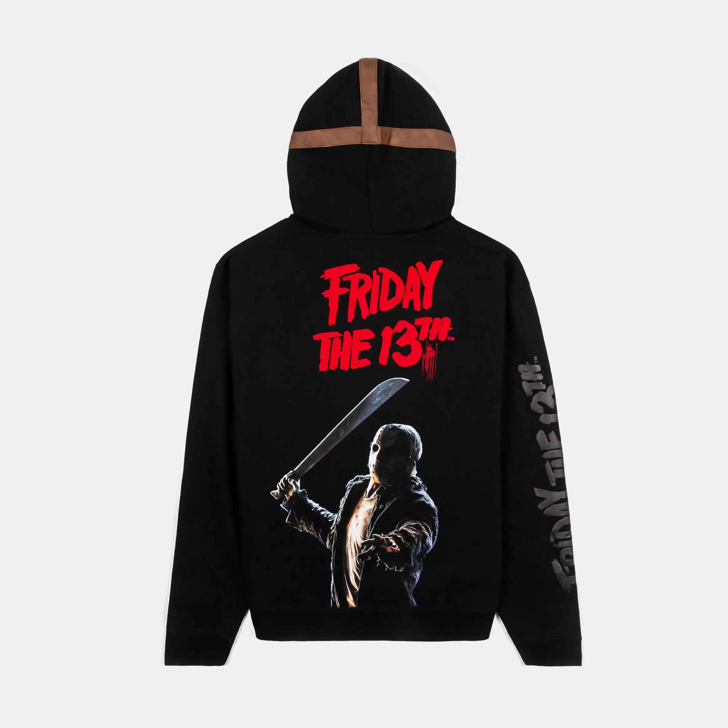kids' City Staple SP x Friday The 13th Mask On Full Zip Mens Hoodie (Black/Red)