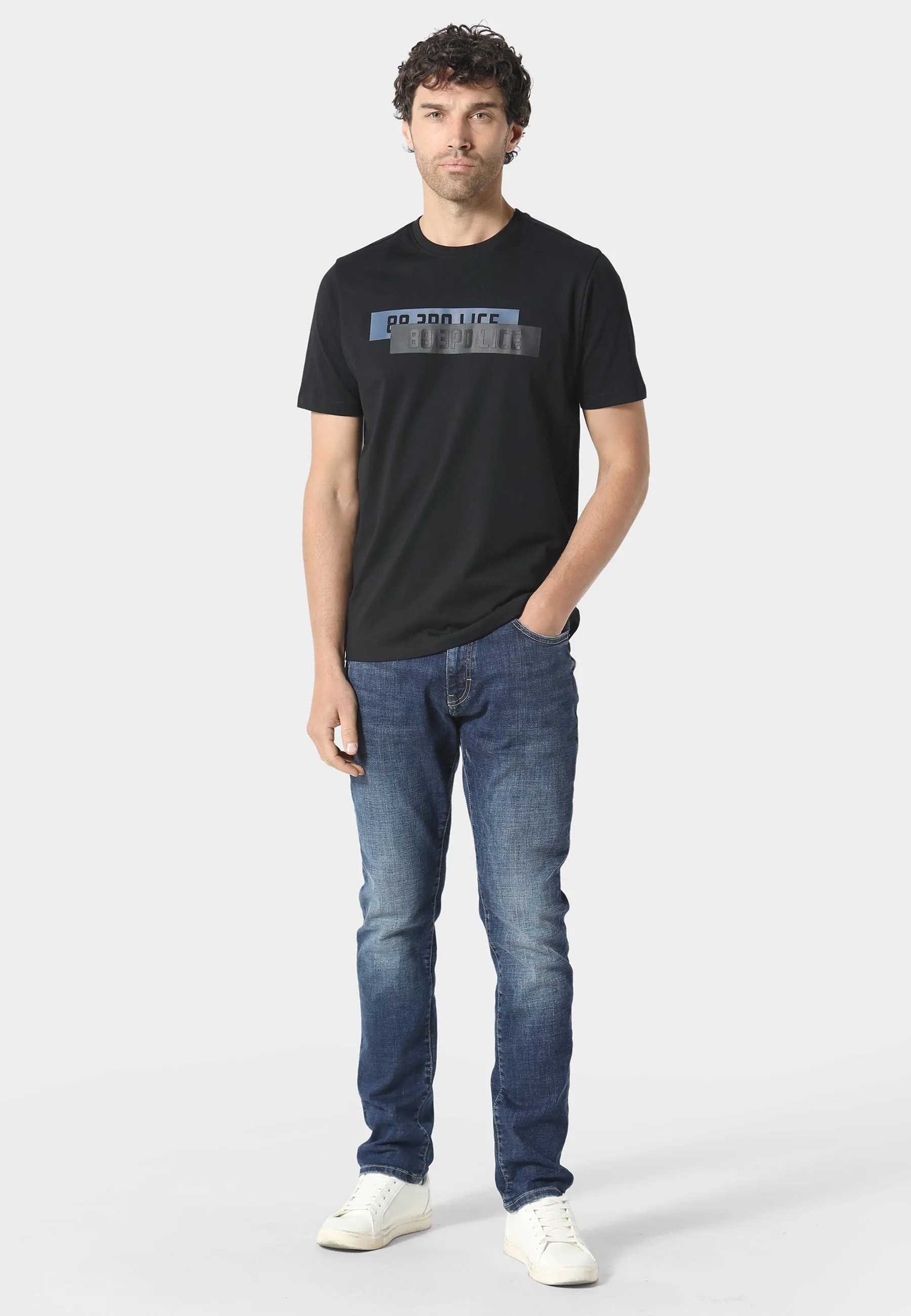 TODD 1020 Dino Slim Fit Jeans Customizable length