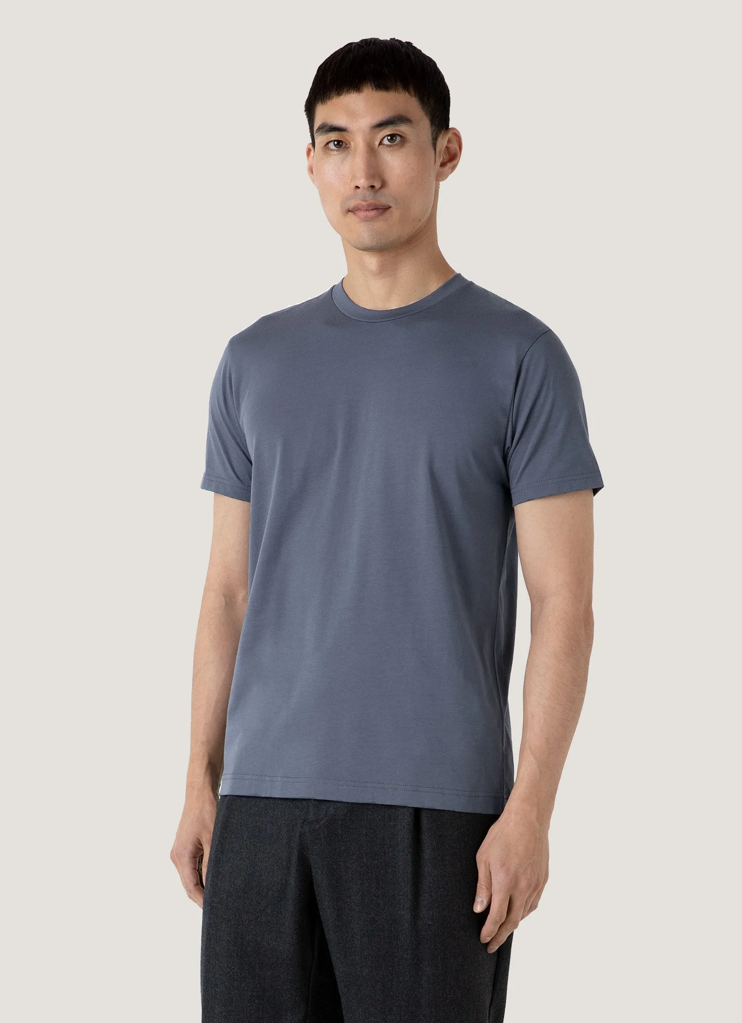 Men's Riviera Midweight T-shirt in Slate Blue Functional Fashion