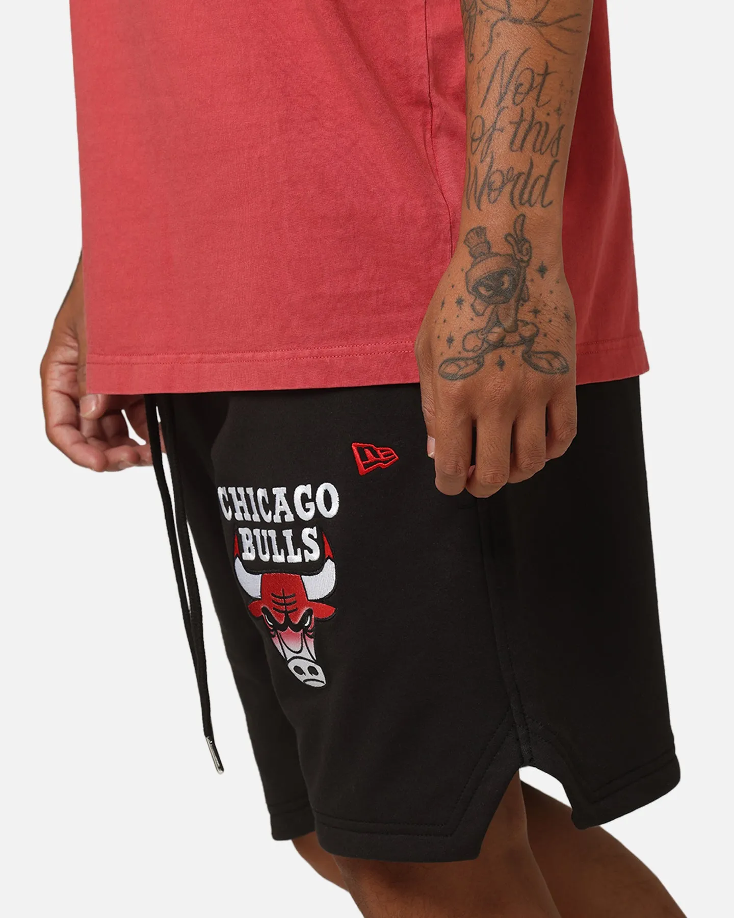 New Era Chicago Bulls Higher Fade Shorts Black romper laid-back style