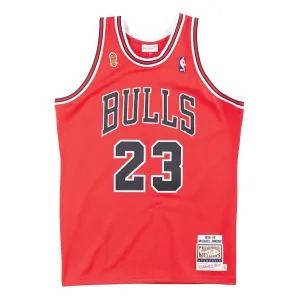 NBA AUTHENTIC ROAD FINALS JERSEY BULLS 1995 MICHAEL JORDAN Balanced Fit Anti Pill Finish