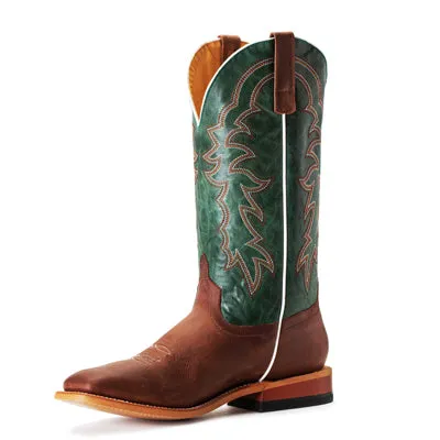 Bold Red Horse Power Men's Sugared Honey with Turquoise Vail 13" Boot
