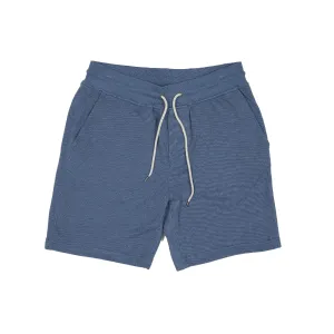 Festival Outfit Montague Terry Twill Drawcord Shorts 8" - Blue Heather (Final Sale)*