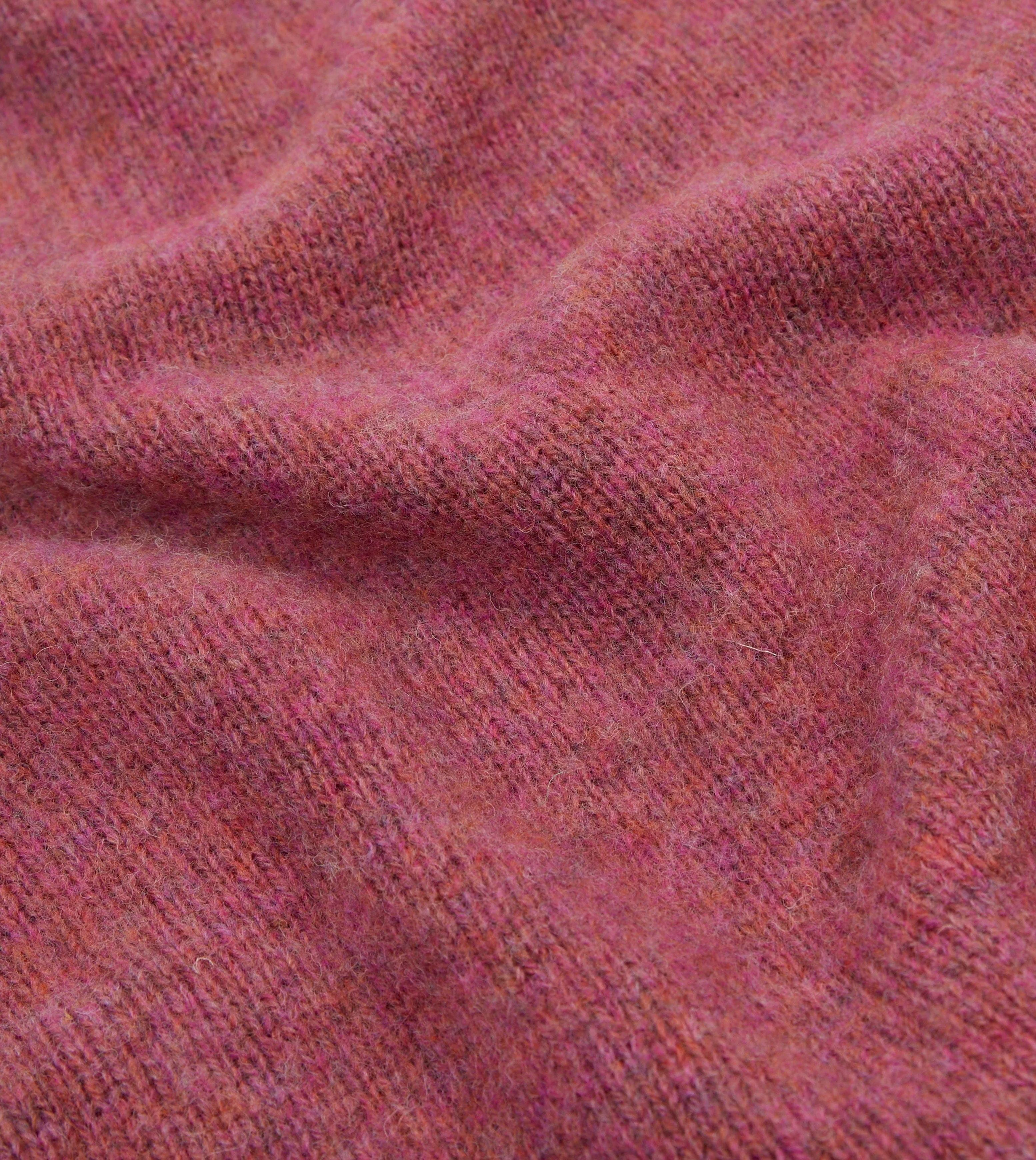 Mulberry Brushed Shetland Crew Neck Jumper Yearlong Favorite Home Comforted