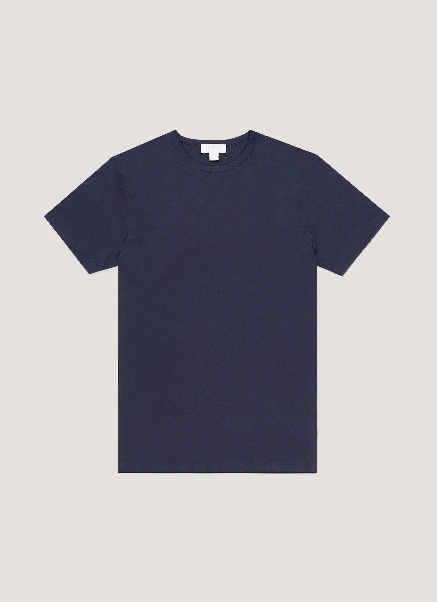 Breathable wear Easy to Style Men's Sea Island Cotton T-shirt in Navy