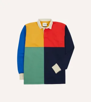 RecycledBlend Versatile Wearable Multi Panelled Cotton Rugby Shirt