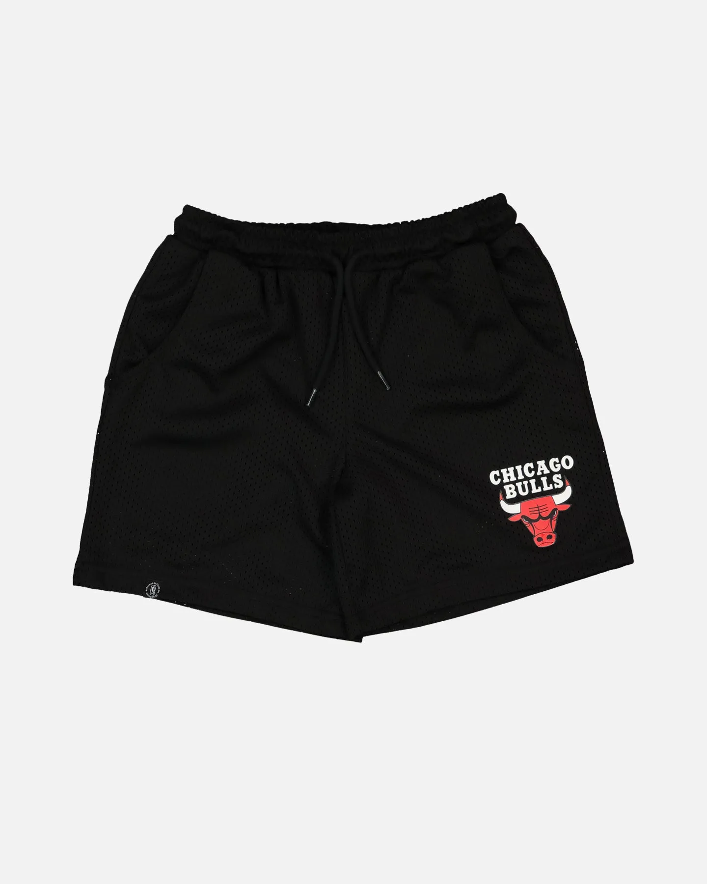 NBA Kids' Chicago Bulls Team Mesh Shorts Black SeamlessConstruction Odor Resistant Treatment