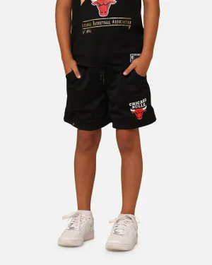 Clean Fit Glide On Mobility Cut NBA Kids' Chicago Bulls Team Mesh Shorts Black