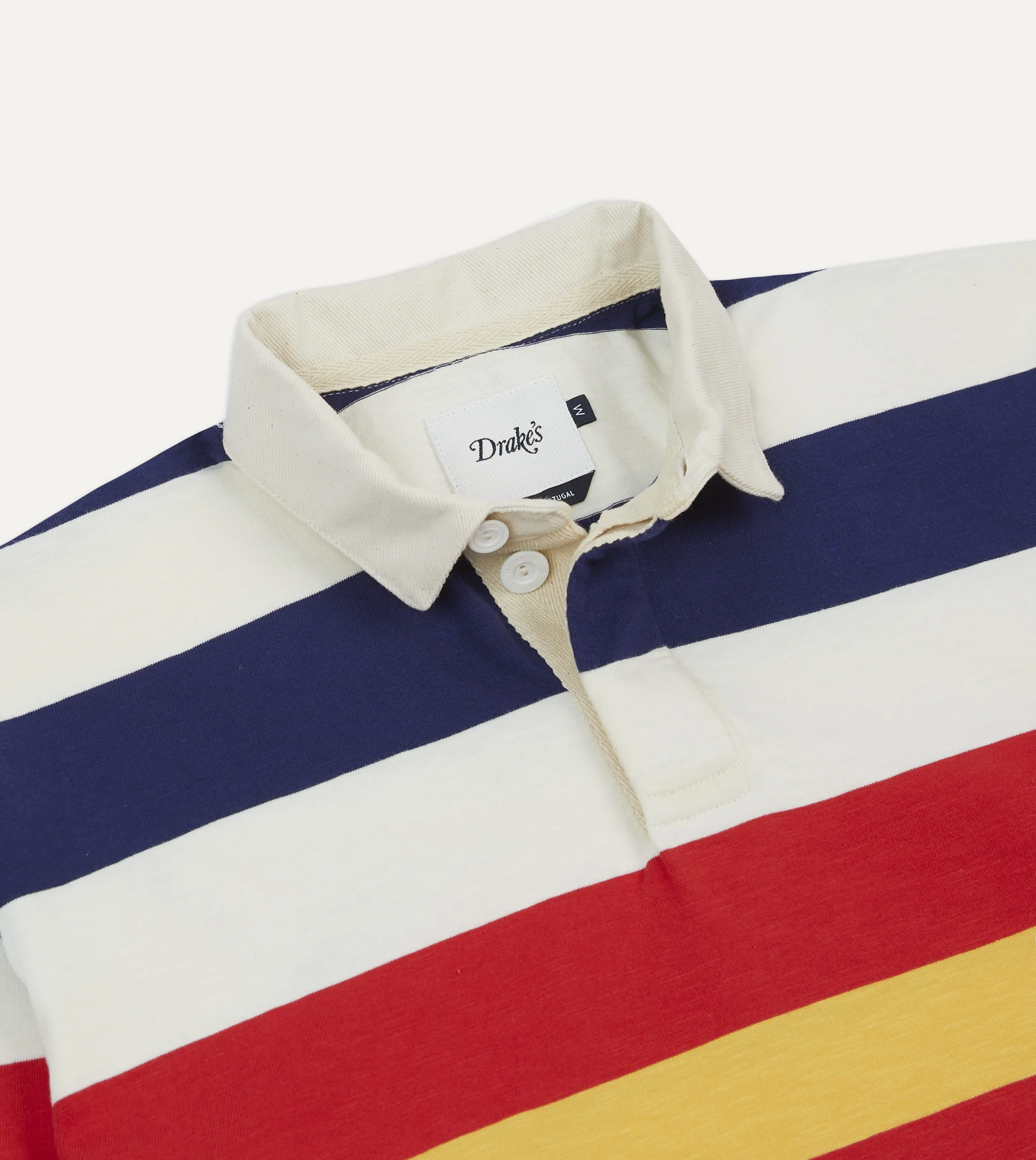 Odor-resistant Multi Stripe Flam?? Cotton Rugby Shirt