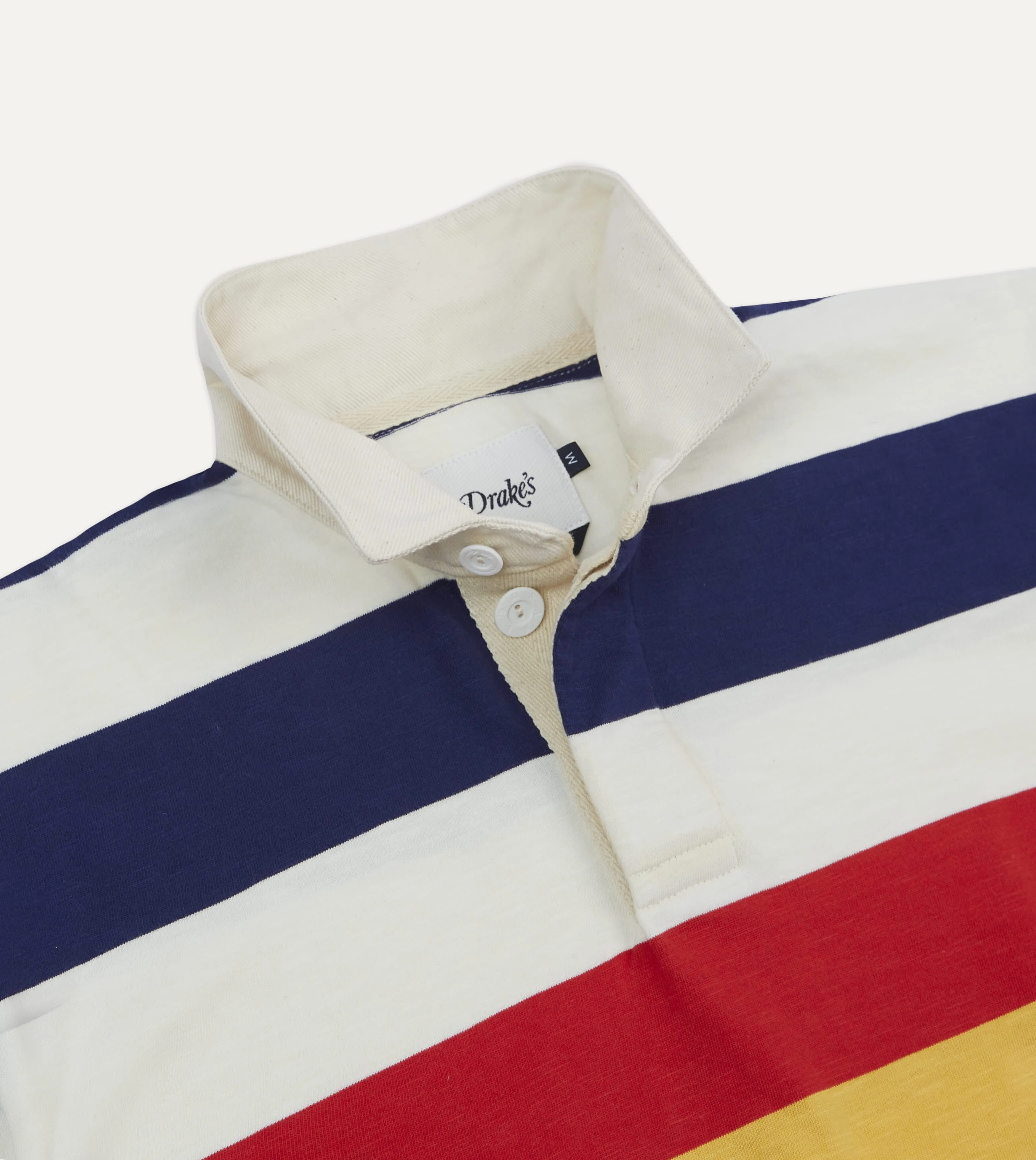 Multi Stripe Flam?? Cotton Rugby Shirt Cool Design