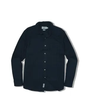 Cozy Wear Fit Bamboo Dobby Long Sleeve Shirt - Blue Wing Teal