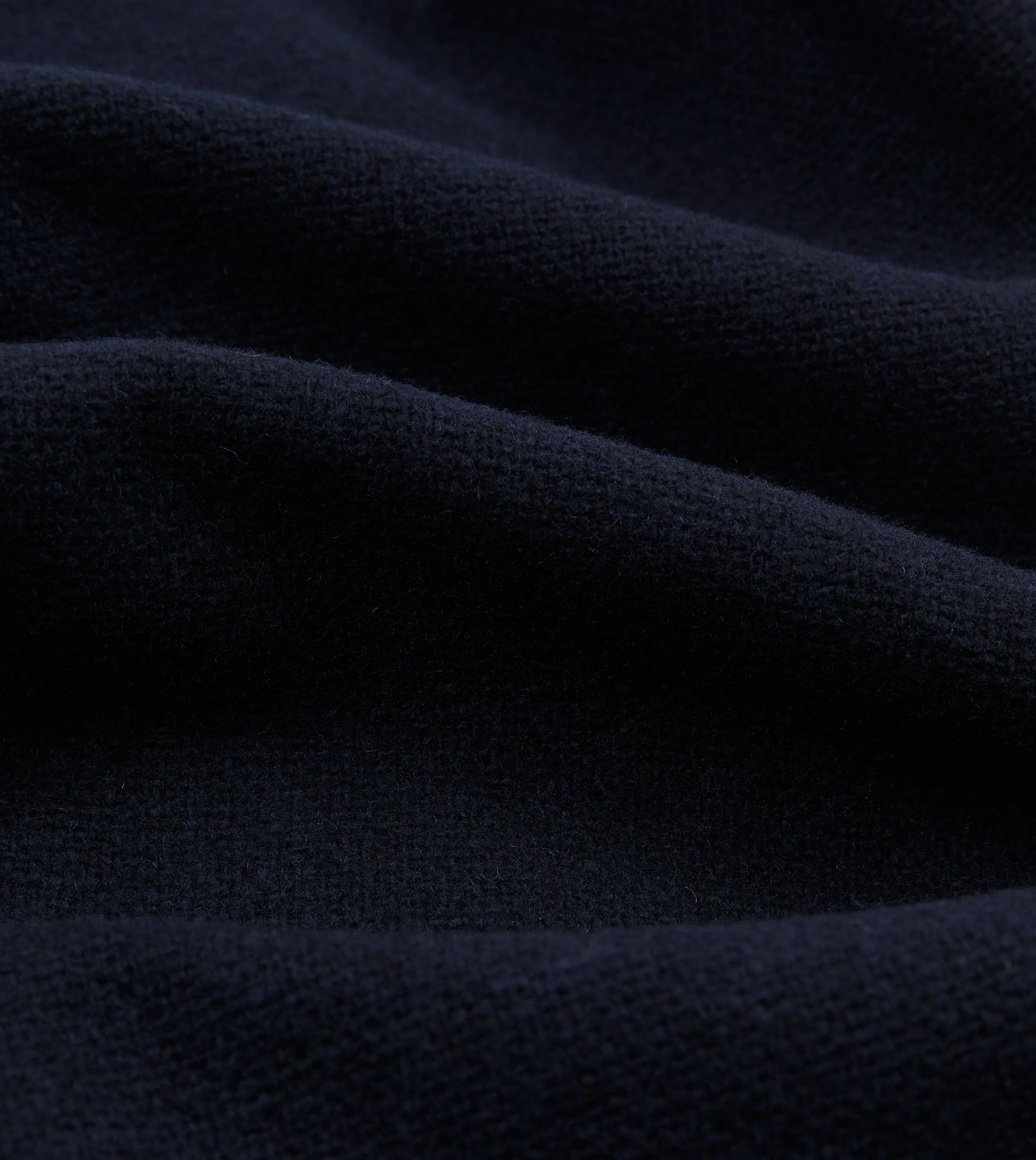 Transitional Weather Piece Navy Wool Raglan Coat