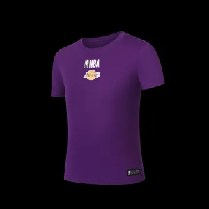 NBA Back Arch Print Long Fit T-Shirt - Los Angeles Lakers Sport Inspired