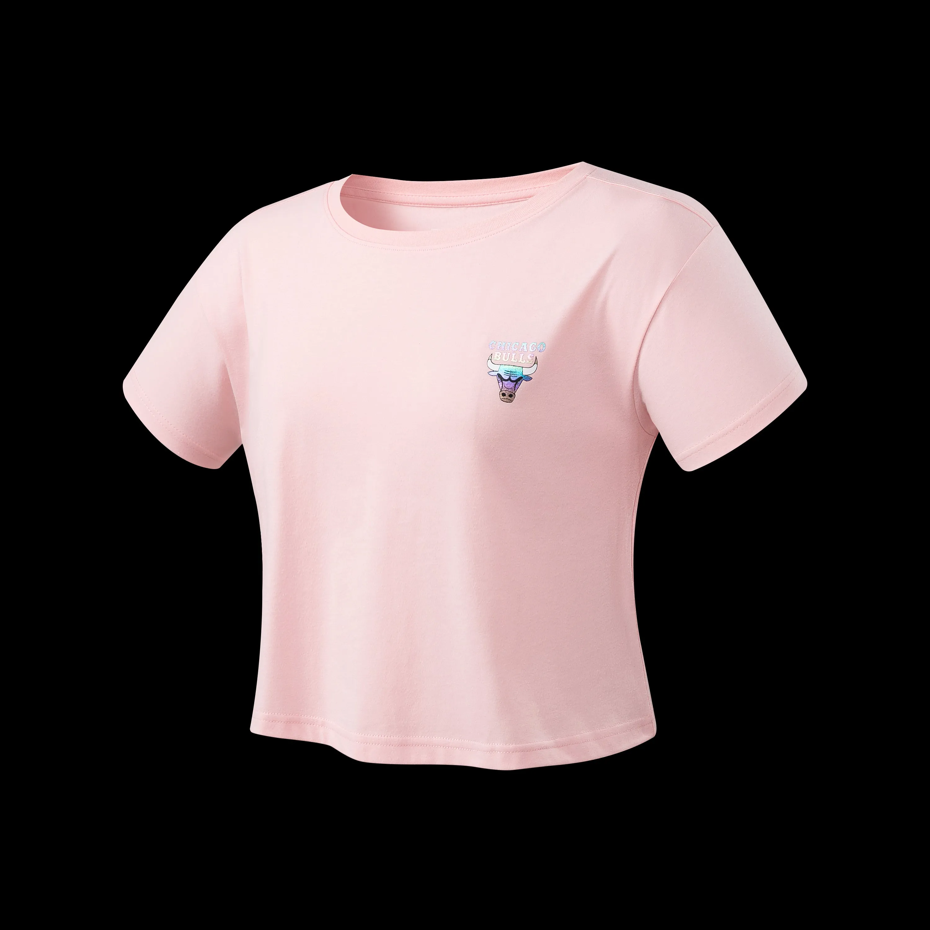 Reflective accents NBA Back Holographic Print Boxy Fit T-shirt - Chicago Bulls