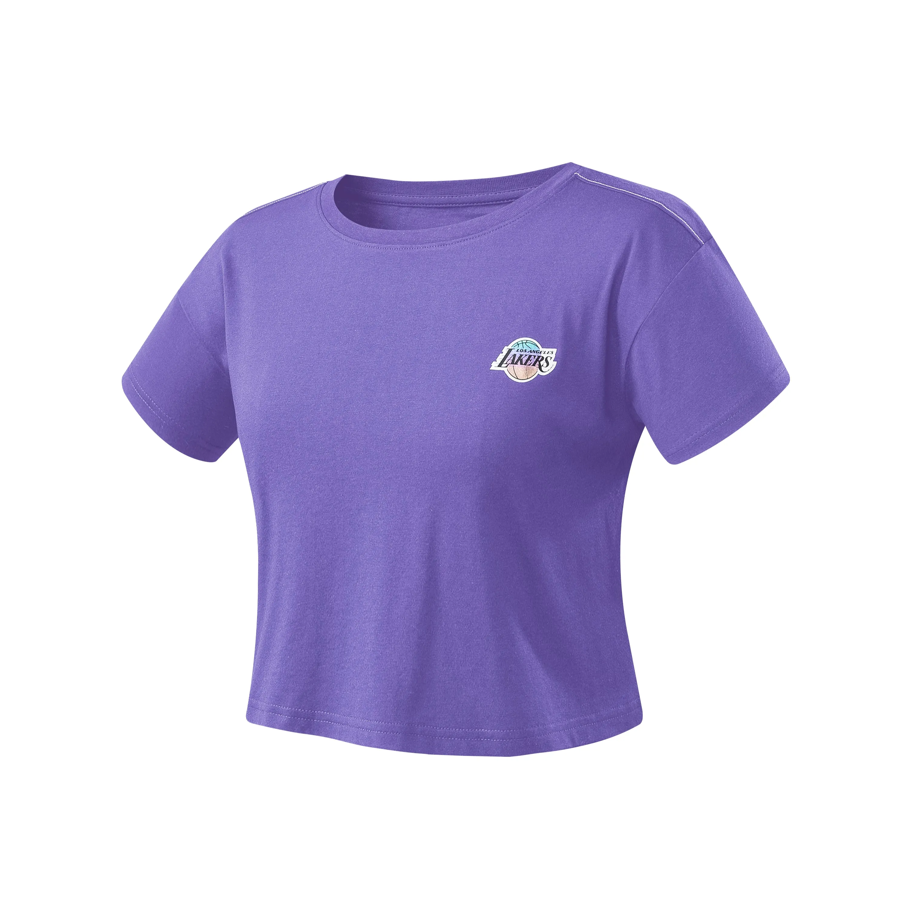 Ergonomic Pattern Design NBA Back Holographic Print Boxy Fit T-shirt - Los Angeles Lakers