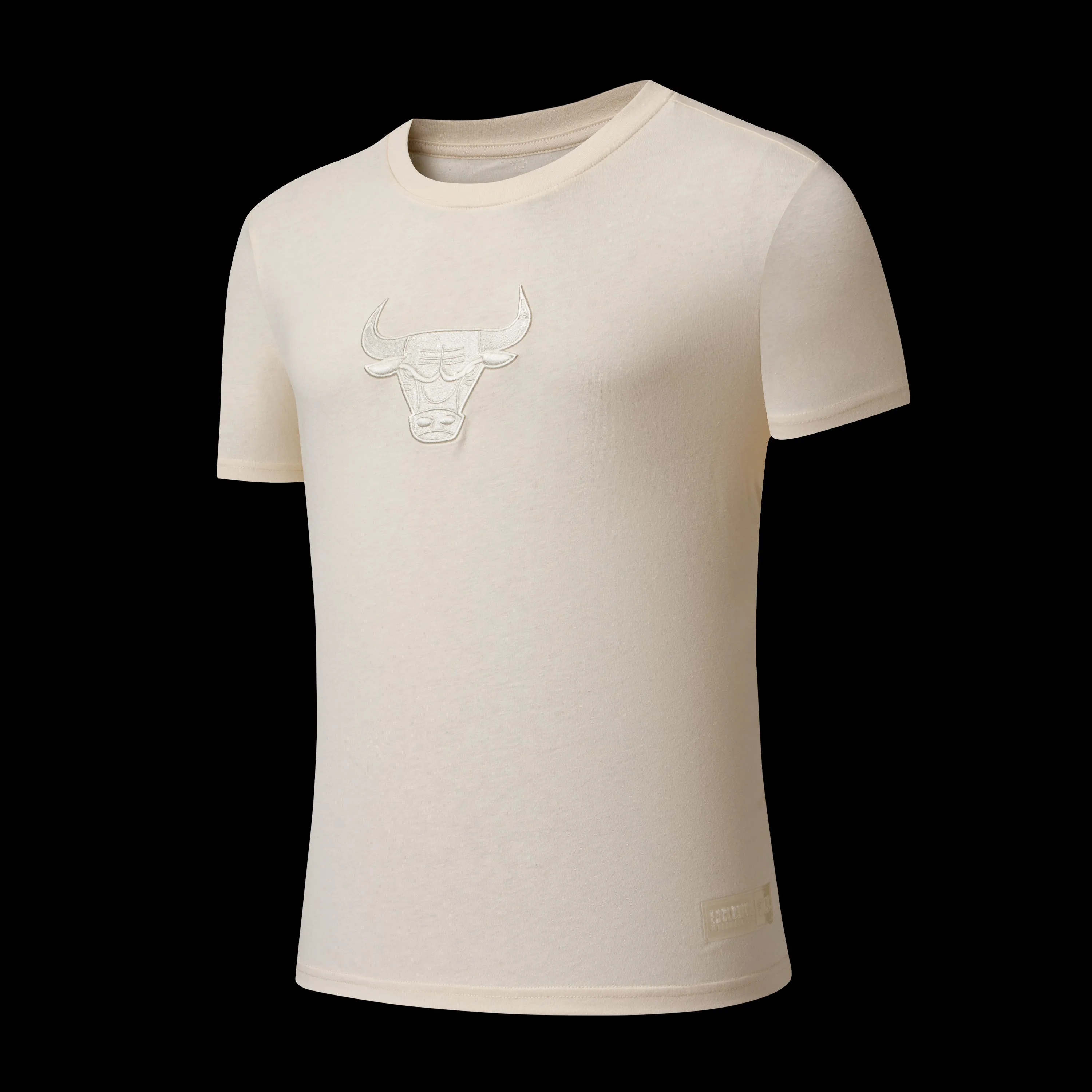 NBA Front 3D Embroidery And Back HD Print Regular Fit T-Shirt - BULLS Abrasion Resistant Reinforcements