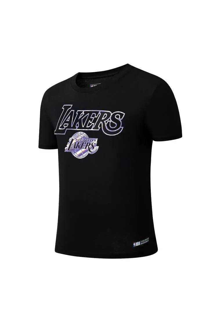 Bold Colorway NBA Front Gradient Print Regular Fit T-shirt - Los Angeles Lakers