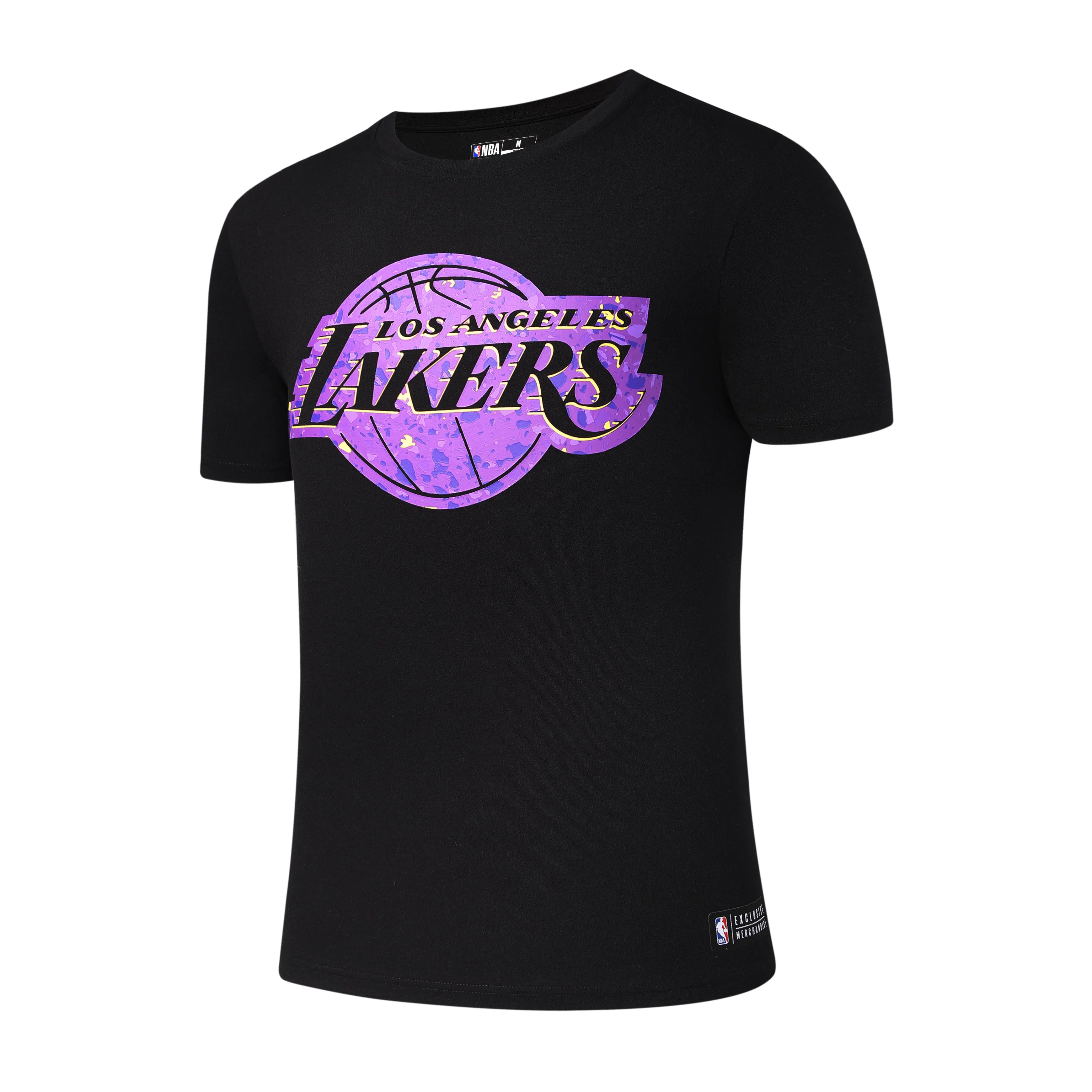 NBA Los Angeles Lakers Granite Men's Crew Neck T-Shirt Breath Panel