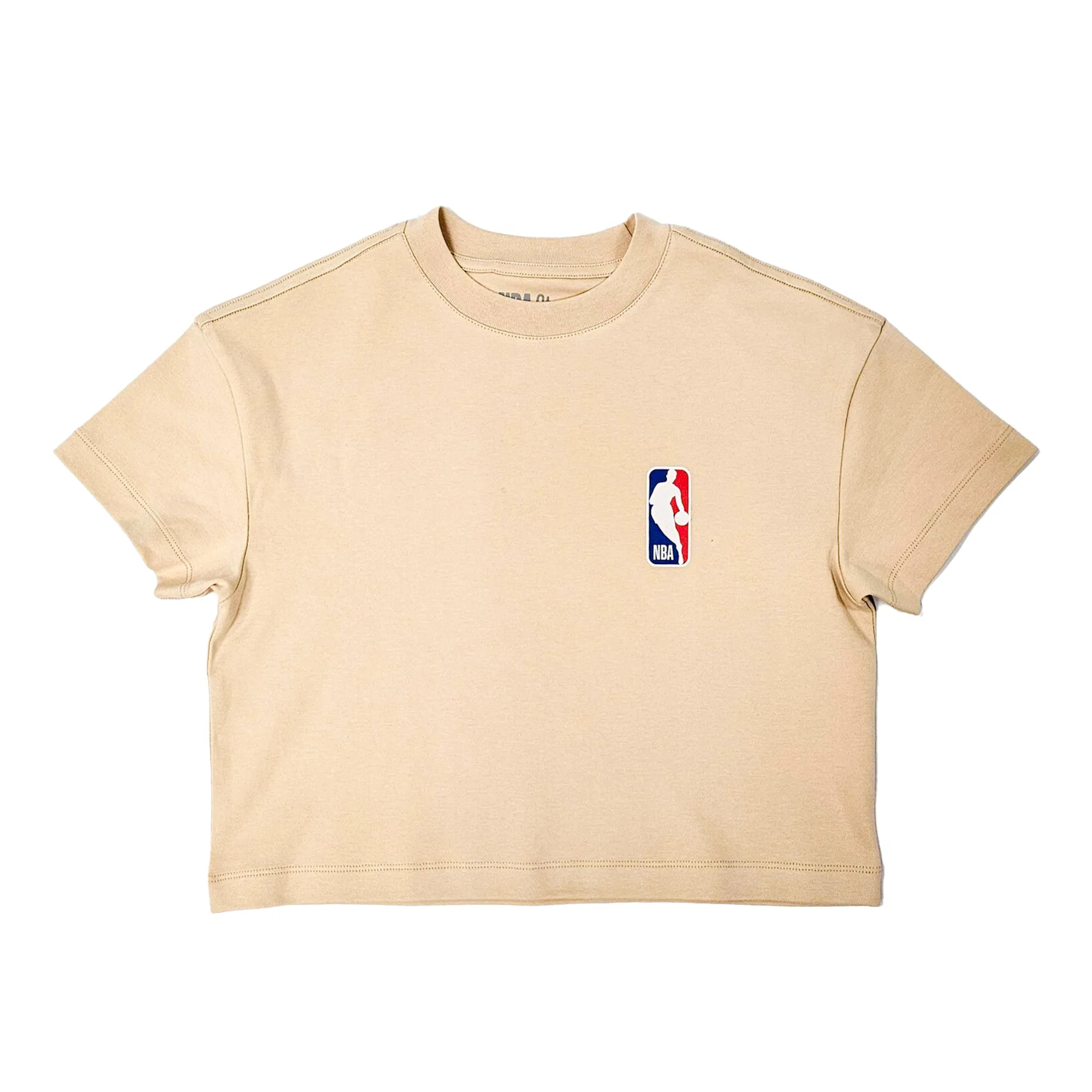 NBA Philippines All Team Cropped Tee - Cream Natural motion Flexible Fit