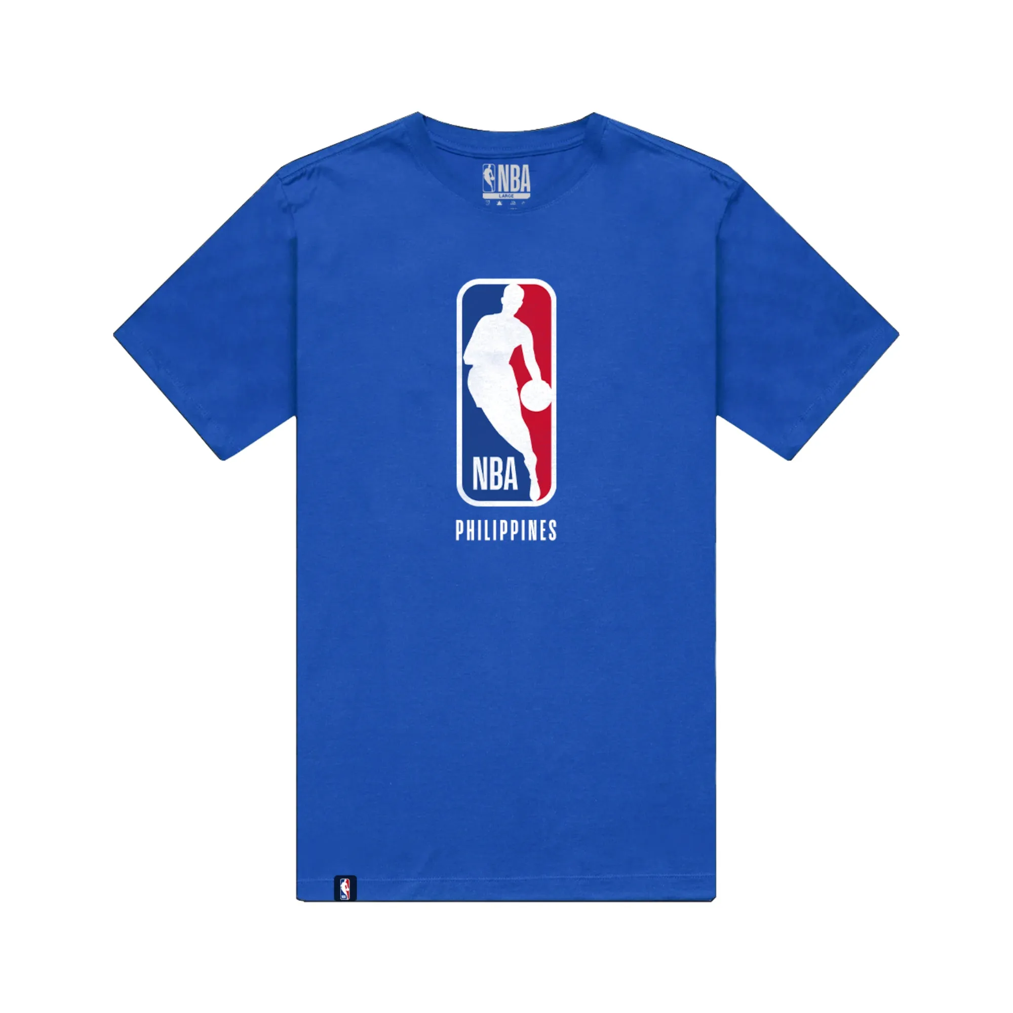 Compression Fit Temperature Regulating Lining NBA Philippines Logoman Tee - Royal Blue
