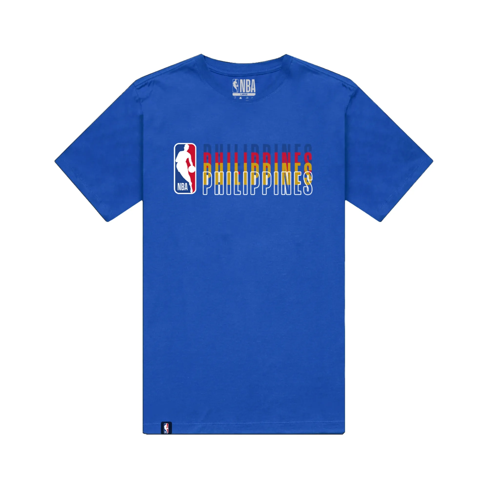 Silky Smooth Full Sleeve Design NBA Philippines National Pride Tee - Blue