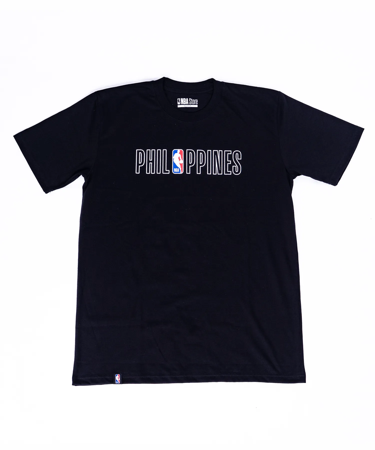 Flatlock stitching NBA Philippines PH Tee - Black