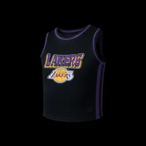 Quick Release Venting Zero Chafe Technology NBA Regular Fit Rubber Print Kids Tank Top - Los Angeles Lakers