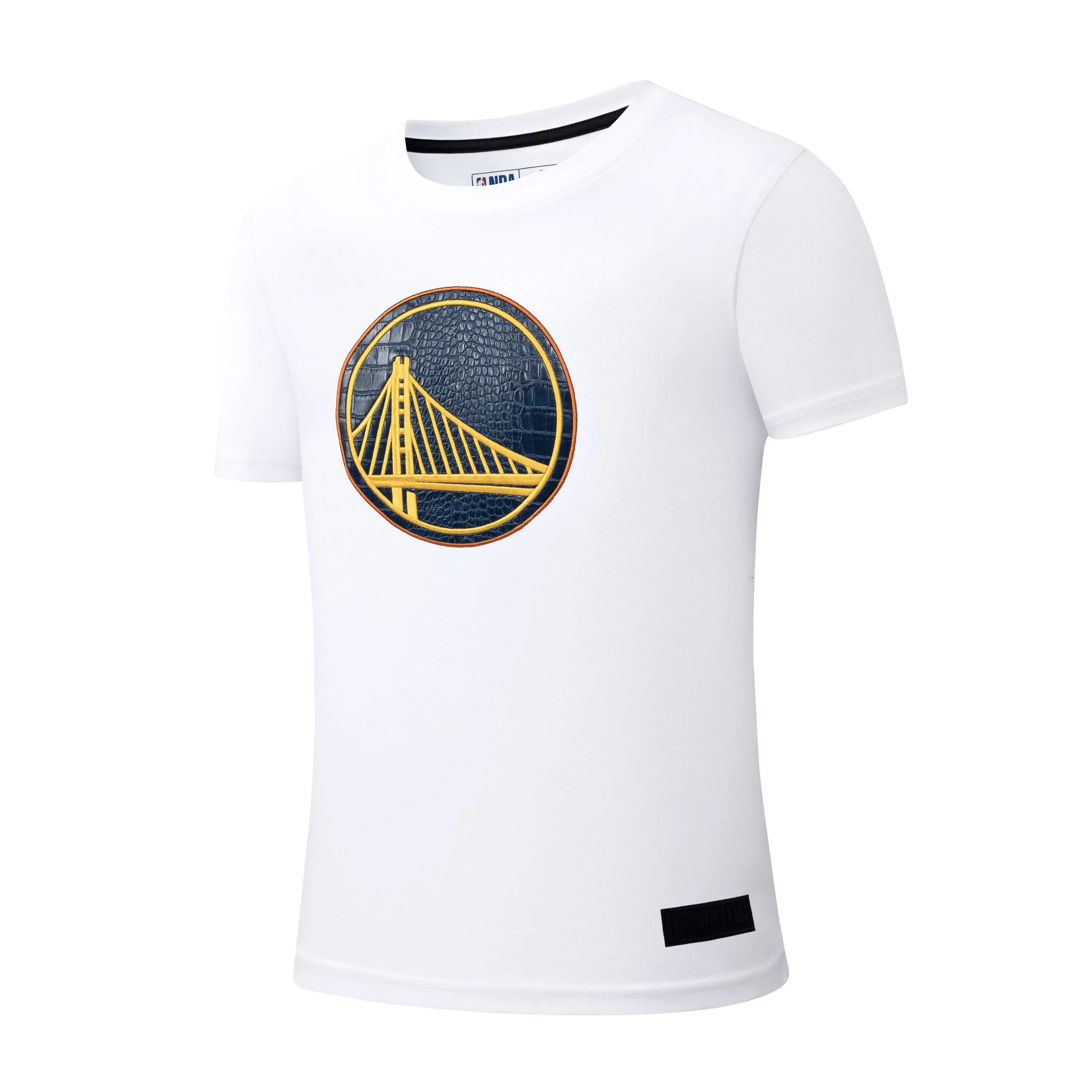 NBA Snake Texture Patch Regular Fit T-shirt - Golden State Warriors Breath Fit