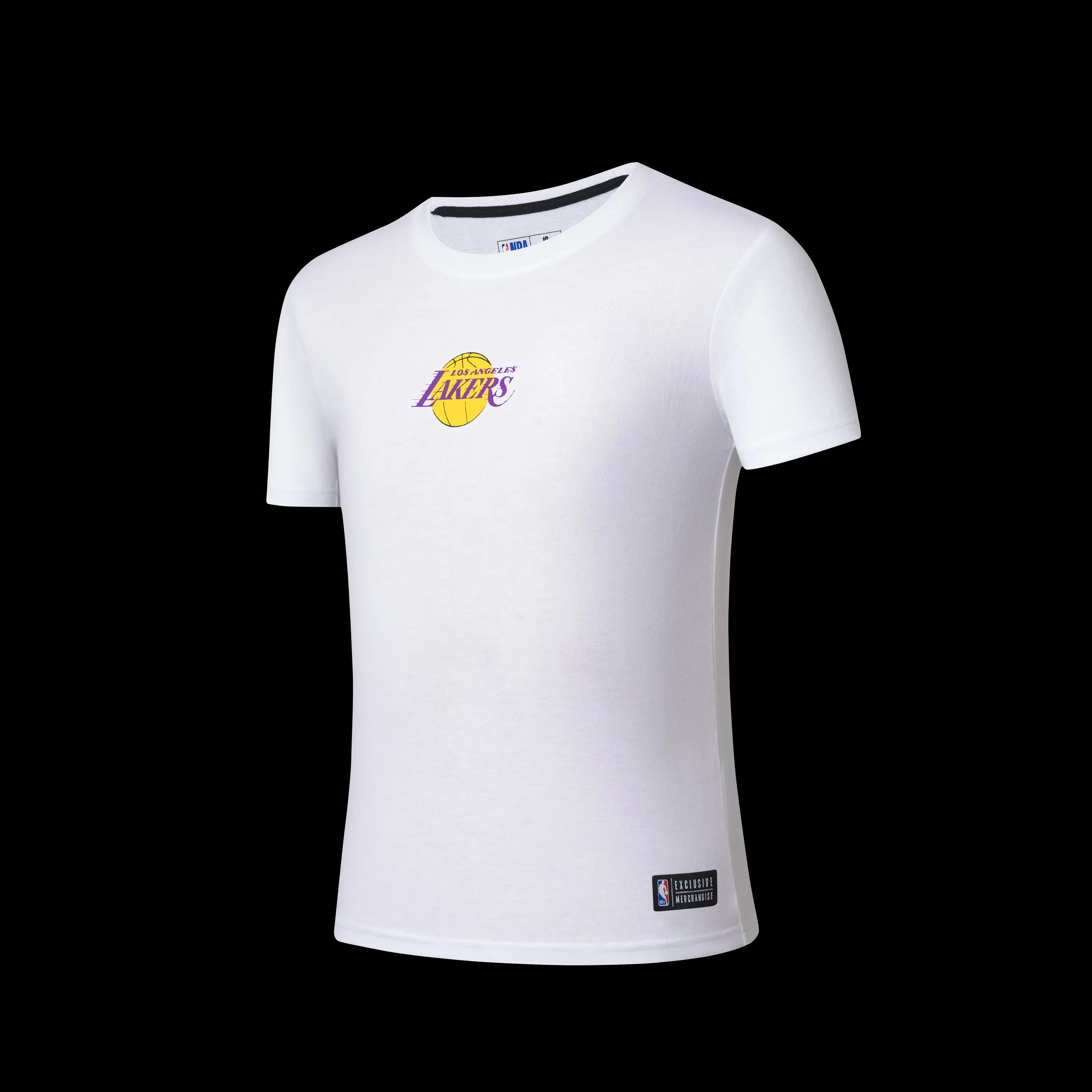 NBA Spray Effect Back Print RF T-Shirt - Los Angeles Lakers Athletic Performance Enhancement