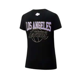 NBA Stitches Loose Fit Crew Neck T-shirt - Los Angeles Lakers Reinforced Neckline