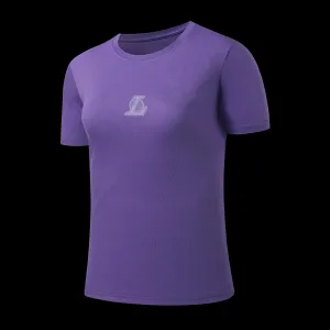 Low Impact Dye Process Airflow Channel System NBA Wordmark Back Embroidery Regular Fit T-shirt - LAKERS